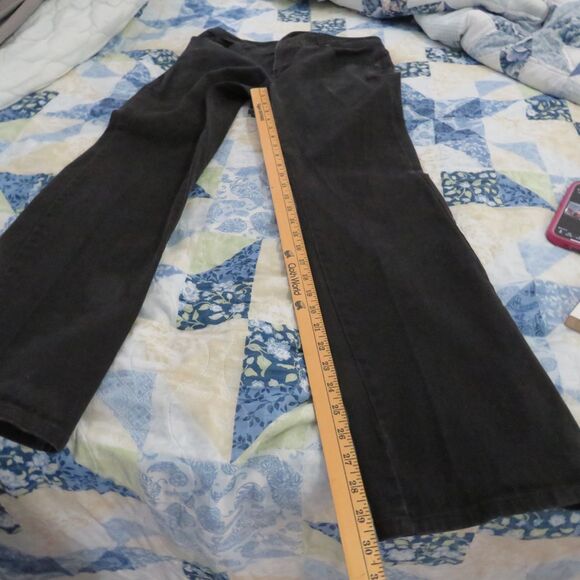 Black Jeans Women size 10 Straight Leg Faded Glory Stretch Casual Wear - Picture 9 of 10